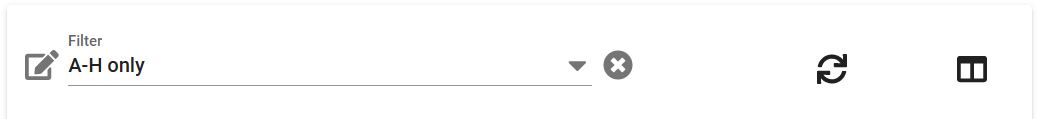 data table header